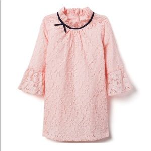 JANIE + JACK Blush Lace Girl’s Ruffle Dress